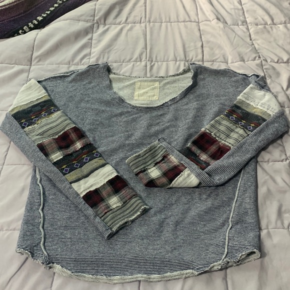 We the free scoop neck sweater. Size small. Multicoloured - Picture 1 of 1